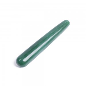 Žaliojo avantiurino masažinė lazdelė "Intimate Pro" (11 cm)