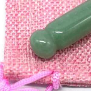Žaliojo avantiurino masažinė lazdelė "Intimate Pro 2" (11 x 1 cm)