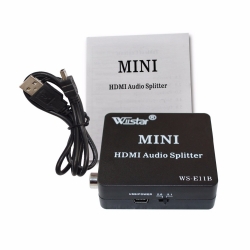 HDMI į HDMI + optinį signalą keitiklis