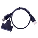 USB 3.0 į SATA adapteris (2.5" HDD + 5V papildomas maitinimo lizdas iš USB)