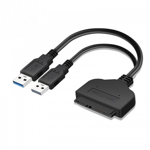 USB 3.0 į SATA adapteris (2.5" HDD + 5V papildomas maitinimo lizdas iš USB)