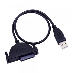 USB 2.0 į Mini SATA 2 adapteris (2.5" HDD)