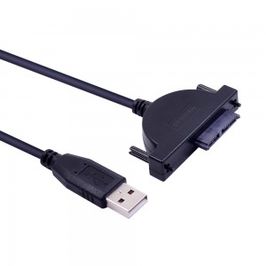 USB 2.0 į Mini SATA 2 adapteris (2.5" HDD)