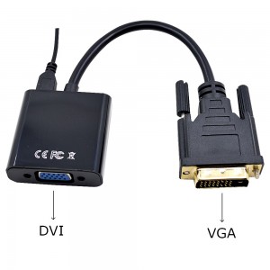 DVI-D į VGA adapteris (USB maitinimas)