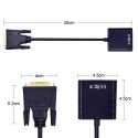 DVI-D į VGA adapteris (USB maitinimas)