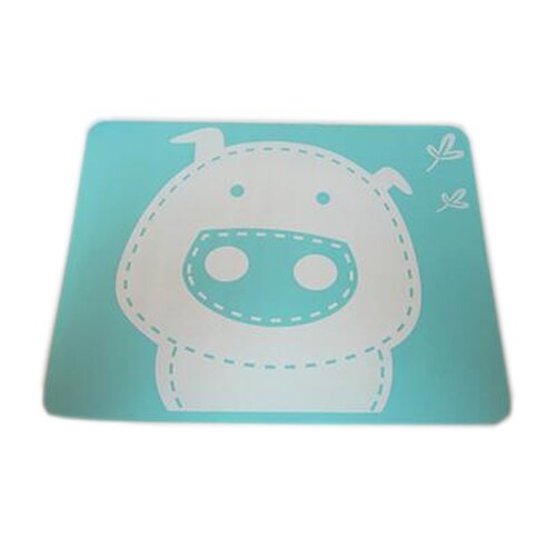 Vaikiškas silikoninis pietų padėkliukas "Kiauliukas 2" (eko draugiškas)