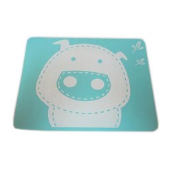 Vaikiškas silikoninis pietų padėkliukas "Kiauliukas 2" (eko draugiškas)