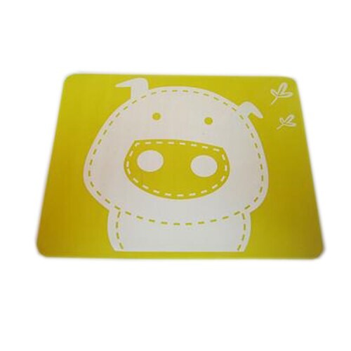 Vaikiškas silikoninis pietų padėkliukas "Kiauliukas 4" (eko draugiškas)