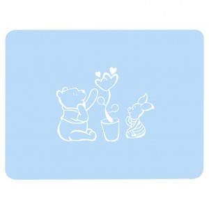 Vaikiškas silikoninis pietų padėkliukas "Meškiukas ir knysliukas 2" (eko draugiškas)