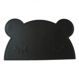 Vaikiškas silikoninis pietų padėkliukas "Meškiuko stilius" (eko draugiškas)