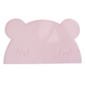 Vaikiškas silikoninis pietų padėkliukas "Meškiuko stilius 3" (eko draugiškas)