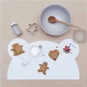 Vaikiškas silikoninis pietų padėkliukas "Meškiuko stilius 4" (eko draugiškas)
