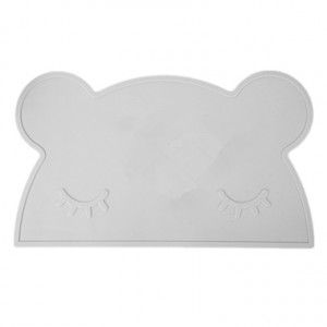 Vaikiškas silikoninis pietų padėkliukas "Meškiuko stilius 6" (eko draugiškas)