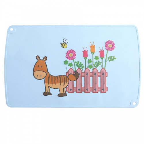 Vaikiškas silikoninis pietų padėkliukas "Mielasis zebriukas 3" (eko draugiškas)