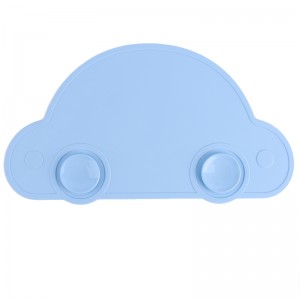 Vaikiškas silikoninis pietų padėkliukas "Mašinos stilius 3" (eko draugiškas)