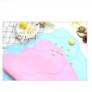 Vaikiškas silikoninis pietų padėkliukas "Kiškiuko stilius 2" (eko draugiškas)