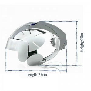 Elektroninis galvos masažuoklis "Ramybės oazė" (antistresinis, akupunktūrinis, vibruojantis)