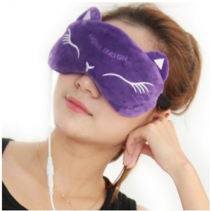 Elektroninė šildanti akių kaukė "Mieganti katė"
