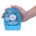 Nešiojamas įkraunamas ventiliatorius - oro kondicionierius "Gaivumos nuostabuma" (USB įkraunamas, su baterija)
