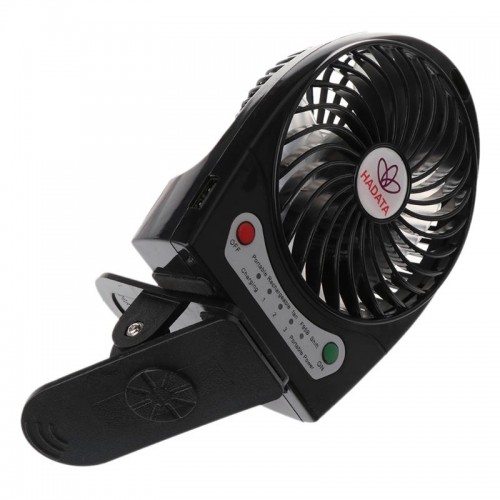 Nešiojamas įkraunamas ventiliatorius - oro kondicionierius "Gaivumos nuostabuma" (USB įkraunamas, su baterija)