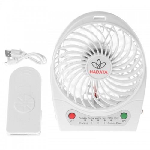 Nešiojamas įkraunamas ventiliatorius - oro kondicionierius "Gaivumos nuostabuma" (USB įkraunamas, su baterija)