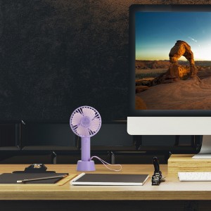 Elektroninis įkraunamas nešiojamas ventiliatorius "Patogiau nebūna 12"