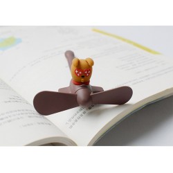 Nešiojamas USB ventiliatorius "Lakūnas meškiukas"