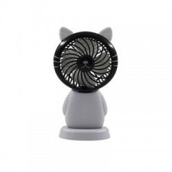 Elektroninis įkraunamas nešiojamas ventiliatorius "Puikusis katinas 6"
