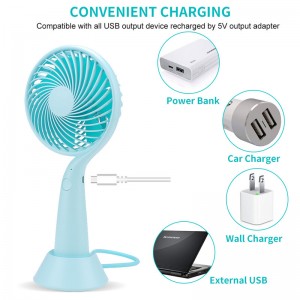 Elektroninis įkraunamas nešiojamas ventiliatorius "Modernusis stilius"