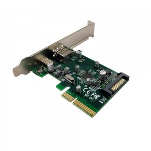 PCI Express į USB 3.1 plokštė "Green Edition Pro"