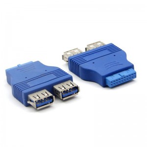 USB 3.0 į 2 USB 3.0 keitiklis "Blue Edition Pro 5"