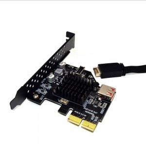 PCI Express į USB 3.1 plokštė "Black Edition Pro 3"