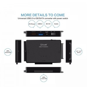 USB 3.0 į SATA adapteris (2.5" ir 3.5" HDD)