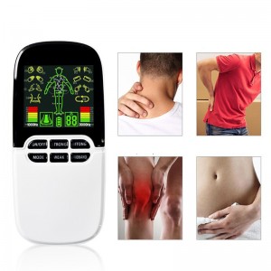 Elektroninis kūno masažuoklis-treniruoklis "Elegancija 2" (dvigubo veikimo, 12 elektrodų pagalvėlių)