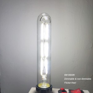 Šviesos diodų filamentinė lempa "Edison" (E27, T30)