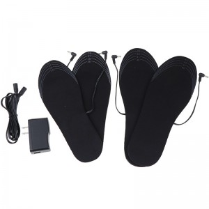 Šildantys vidiniai batų padai "Juodoji elegancija 3" (USB, įkroviklis)