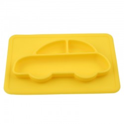 Vaikiškas silikoninis pietų padėkliukas "Puikusis automobiliukas"