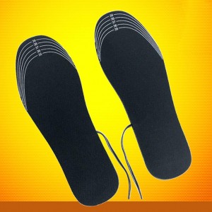 Šildantys vidiniai batų padai "Juodoji elegancija 4" (USB)