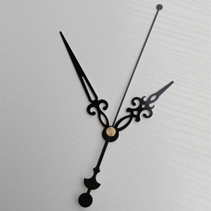 Sieninio laikrodžio rodyklės "Juodoji alebarda ir raktelis" (50 vnt.)