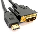 HDMI į DVI-D 24 kabelis