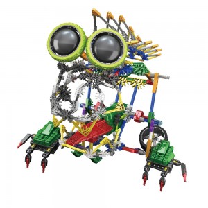Elektroninis robotas - surenkamas vaikiškas konstruktorius "Robotų pasaulis"