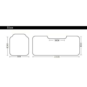 Priekinės sėdynės kilimėlis automobiliui "Naujoji elegancija 4"