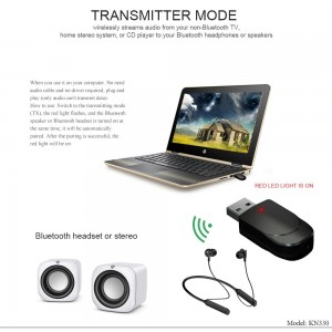 Bluetooth 5 siųstuvas imtuvas "Minima Pro Sound 9" (Wireless USB AUX Bluetooth)