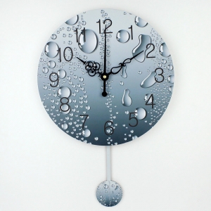 Sieninis laikrodis "Meilės lietaus lašai 2" (su švytuokle)