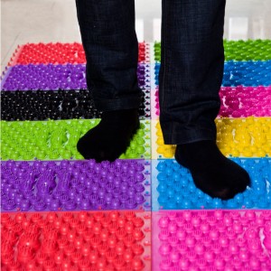 Akupresūrinis pėdų kilimėlis "Didelis progresas 11" (27 x 11 cm)