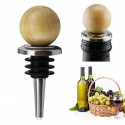 Šampano ir vyno butelio kamštis "Premium Deluxe Wooden Ball"