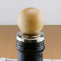Šampano ir vyno butelio kamštis "Premium Deluxe Wooden Ball"