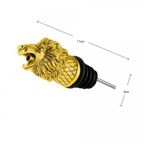 Šampano ir vyno butelio kamštis "Premium Gold Lion"