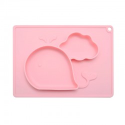 Vaikiškas silikoninis pietų padėkliukas "Premium 10"