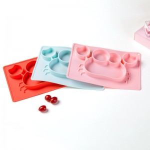 Vaikiškas silikoninis pietų padėkliukas "Premium 21"